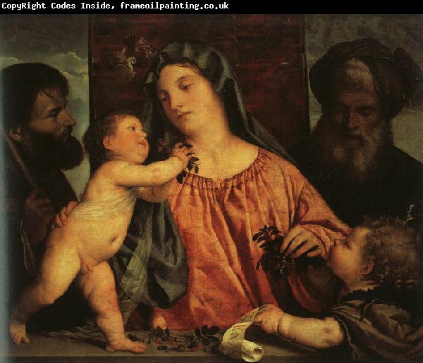  Titian Madonna of the Cherries
